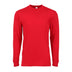 1004-Adults Long Sleeve Value Tee -Red