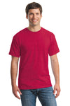 Gildan® - Heavy Cotton™ 100% Cotton T-Shirt.  5000 - Heather Red