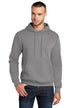 Port & Company ®  - Core Fleece Pullover Hooded Sweatshirt. PC78H - Medium Grey