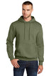 Port & Company ®  - Core Fleece Pullover Hooded Sweatshirt. PC78H - Olive Drab Green Heather