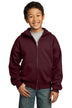 Port & Company ®  - Youth Core Fleece Full-Zip Hooded Sweatshirt.  PC90YZH